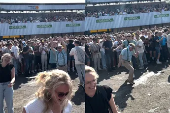 Is dat Boer Harm die los gaat op Concert At Sea? Nope is opaatje die los gaat op Joost Klein