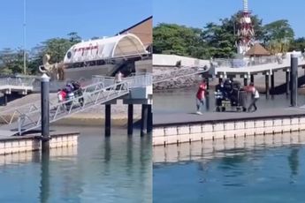 Balinese bagagemannetjes hadden beter twee keer kunnen lopen in Pelabuhan Sanur