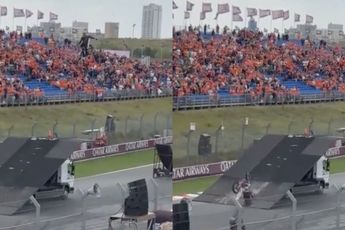 Motorcrosser maakt stevige klapper tijdens Dutch Grand Prix in Zandvoort