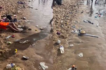 In Oostende zijn ze onderhand wel klaar met toeristen die het strand vervuilen