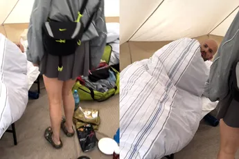 Knakker op Lowlands ziet bedje en gaat slapen, maar is niet zijn tentje