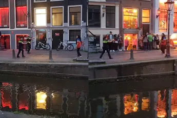 Misschien moeten deze Amsterdamse agenten nog even oefenen met hun taser