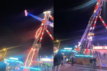 Stroomstoring maakt kermis Alkmaar extra spannend: Lekker bungelen in de Airborne