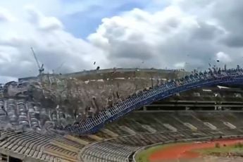 Zo help je dus een stadion met ruim 80.000 plekken tegen de vlakte