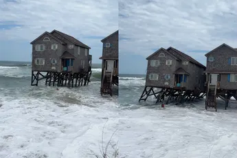 Dat was een huis in de zee, nu is het geschiedenis
