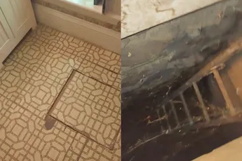 Man vreest dat hij niet de enige in de badkamer is