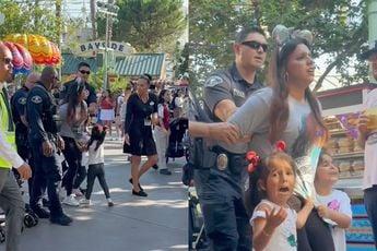 Moeder gearresteerd bij Disneyland, omdat ze kinderen gratis naar binnen wilde nemen