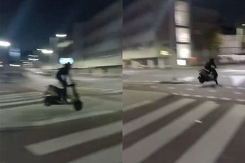 Scooterrijder in Spijkenisse kan een nieuwe scooter kopen