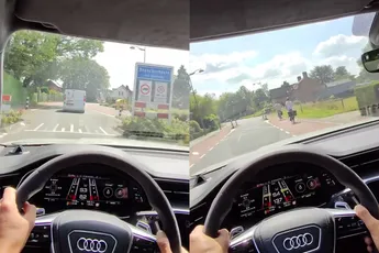 Audi knalt met ruim 130 km/u door dorpje Bosschenhoofd in Noord-Brabant