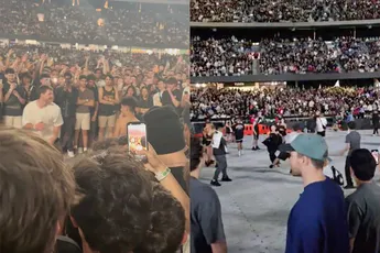 Beveiligers gaan er hard in tijdens concert van Travis Scott in Melbourne