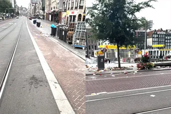 Blikjes met statiegeld wel ingeleverd, maar rest van Amsterdam is een bende