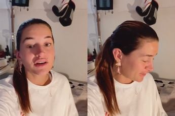 Nederlandse influencer Lieke Augustijn vergeet slaapkamerspeeltje uit beeld te houden