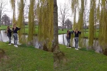 Ondertussen in Den Haag: Slingeren boven slootje gaat niet goed