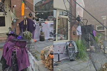 Woedende buren walgen van Halloween tuin in Ouderkerk aan den IJssel