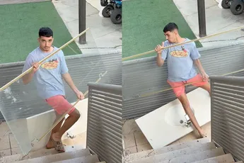 Ja joh, laat dat glas gewoon lekker door de stagiair vervoeren