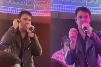 Zanger Maico is niet helemaal helder meer op podium bij S.V. Hector 8