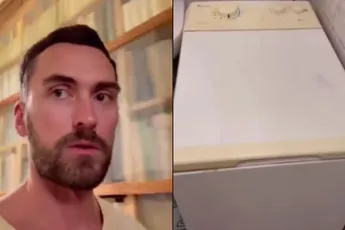 Rus lijkt nogal van wanten te weten door zijn oude wasmachine