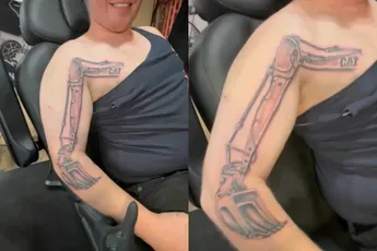 Nieuwe tattoo verraadt al een beetje wat voor beroep Duitser heeft