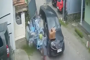 Ondernemer met mobiele winkel had echt een hele slechte werkdag