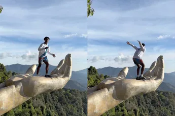 IShowSpeed doet gevaarlijke backflip op Guatemala's 'Hand of God': één foutje en hij was dood