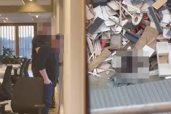 Volgende keer toch maar andere plek zoeken, want heel kantoor in Maastricht geniet mee