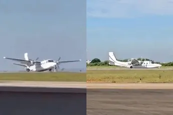 Buiklanding in Brazilië: vliegtuig landt zonder wielen, maar met een vleugje geluk