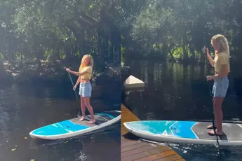 Haley maakt een video, heeft de rest van de dag pijn aan haar gezicht