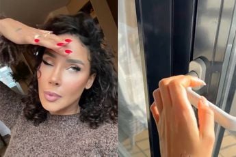 Influencer Janice Blok vergeet weerspiegeling en zet zichzelf naakt op Instagram