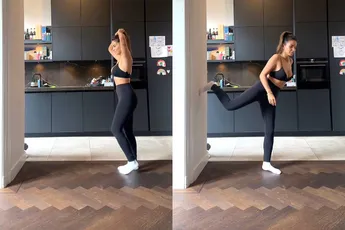 Monica Geuze is de reden dat heel veel mensen nu een handstand proberen te doen