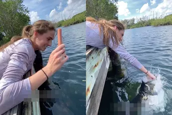 Nog nooit een vis gevangen? Probeer het eens met knakworst