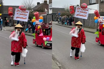 Chinees verkeerd gevallen in Boven-Leeuwen