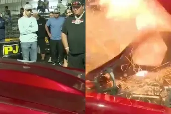 Dragracer deed kaboem en het internet weet wel waarom…