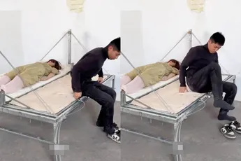 Da’s nog eens een ideaal bed voor jou en je vriendinnetje