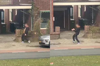 Nee hoor, deze man is helemaal niet kacheltje lam