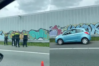 Video toont moment na arrestatie van man die zijn moeder onthoofdde – hoofd lag nog in de auto
