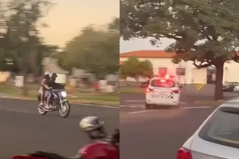 De Braziliaanse politie fop je niet, ook niet als rotjochie en handlanger on the run