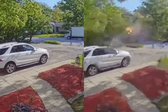 Kaboom in Addison: propaantank in huurauto zorgt voor hele dikke explosie