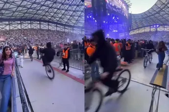 En nog een goede reden om gewoon achter de hekken te blijven tijdens een show van Jul
