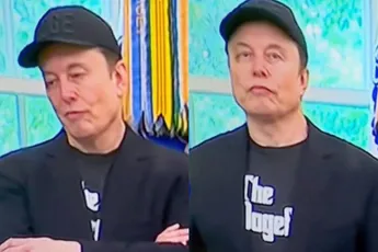 Elon Musk leek toch even vol SpaceX te gaan tijdens afscheid als 'special employee' van Trump