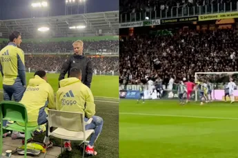 Ajax-speler doet vervelend tegen ballenjongen, maar deze neemt wraak als Groningen scoort