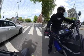 Auw! Daarom rijd je als fietser dus niet door rood