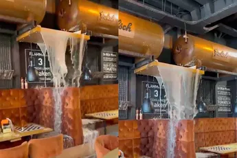 Dit is wat je noemt ‘zonde van het bier’, vloeit veel te rijkelijk