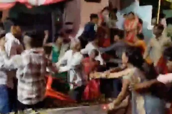 Bruiloft loopt compleet uit de klauwen als families elkaar te lijf gaan om een koelbox