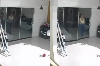 Vrouw snapt het concept ‘glazen deur’ niet