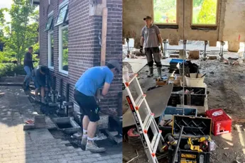 Even je hele klushuis 41 centimeter optillen door het op te vijzelen