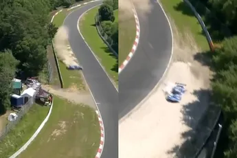 Gigantische klapper met Porsche van Laurens Vanthoor legt kwalificatie Nürburgring 24 uur stil
