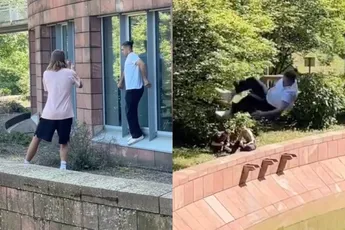 Hoe Domtomato zijn schouder uit de kom wist te krijgen na brute sprong