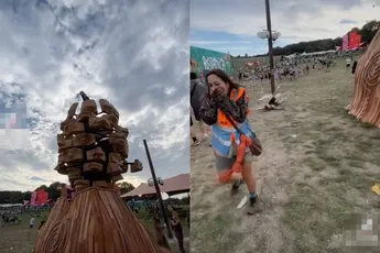 Gast op Boomtown festival denkt te kunnen vliegen, maar kan dat zeker niet