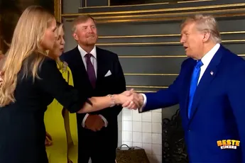 Het kon niet uitblijven: LuckyTV heeft toch bewerking gemaakt van ontmoeting koningspaar met Trump