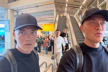 Joël Borelli is op vliegveld Eindhoven en legt mooie fail vast